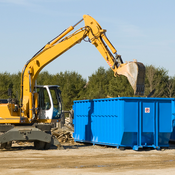 is there a minimum or maximum amount of waste i can put in a residential dumpster in Camden NY